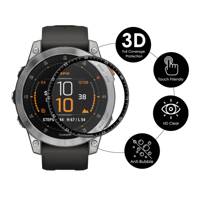 ENKAY 3D Full Coverage Soft PC Edge + PMMA HD Pellicola proteggi schermo per Garmin Epix, 1 PC, 2 PCS, 5 PCS, 10 PCS