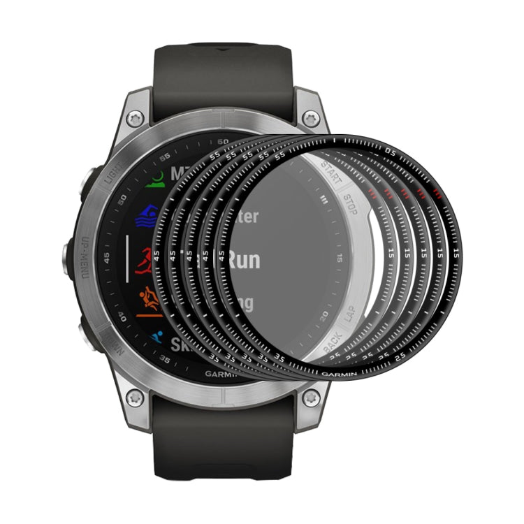 ENKAY 3D Full Coverage Soft PC Edge + PMMA HD Pellicola proteggi schermo per Garmin Fenix 7, 1 PC, 2 PCS, 5 PCS, 10 PCS