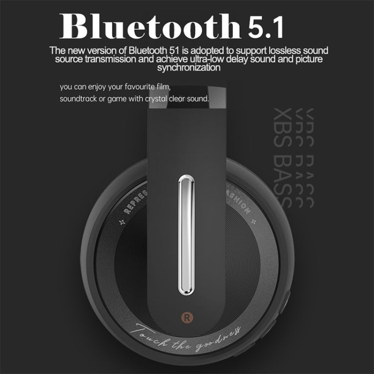 Auricolare stereo wireless Fingertime P6 Bluetooth 5.1 con microfono, Black, White