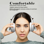 Auricolare stereo wireless Fingertime P6 Bluetooth 5.1 con microfono, Black, White