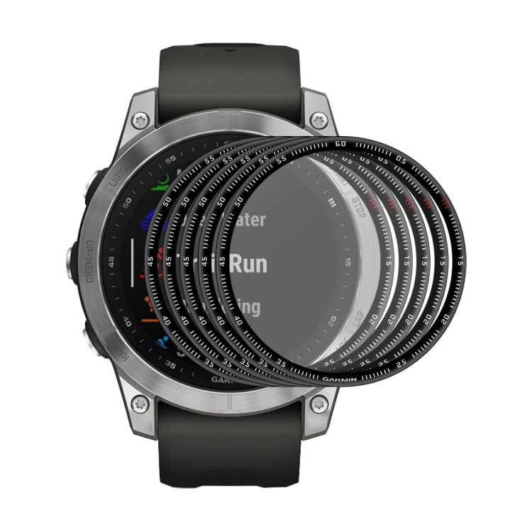 ENKAY 3D Full Coverage Soft PC Edge + PMMA HD Pellicola proteggi schermo per Garmin Fenix 7X, 1 PC, 2 PCS, 5 PCS, 10 PCS