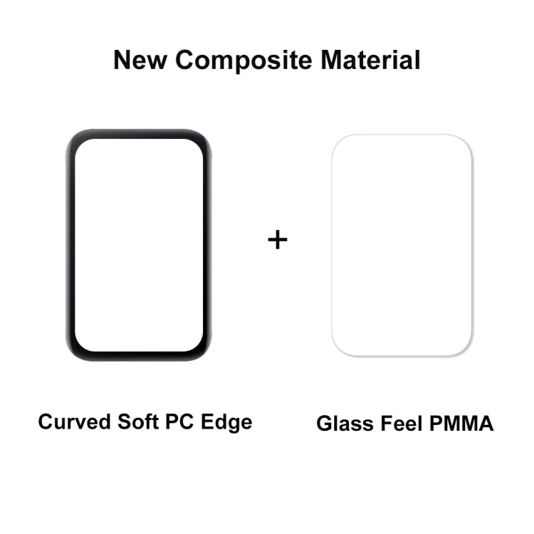 Per Xiaomi Band 7 Pro ENKAY 3D Full Coverage Soft PC Edge + PMMA HD Screen Protector Film, For Xiaomi Band 7 Pro (1 PC), For Xiaomi Band 7 Pro (2 PCS), For Xiaomi Band 7 Pro (5 PCS), For Xiaomi Band 7 Pro (10 PCS)