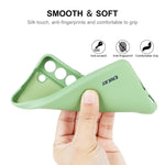 Per Samsung Galaxy S22 + 5G ENKAY Custodia per telefono antiurto morbida in silicone liquido, For Samsung Galaxy S22+ 5G
