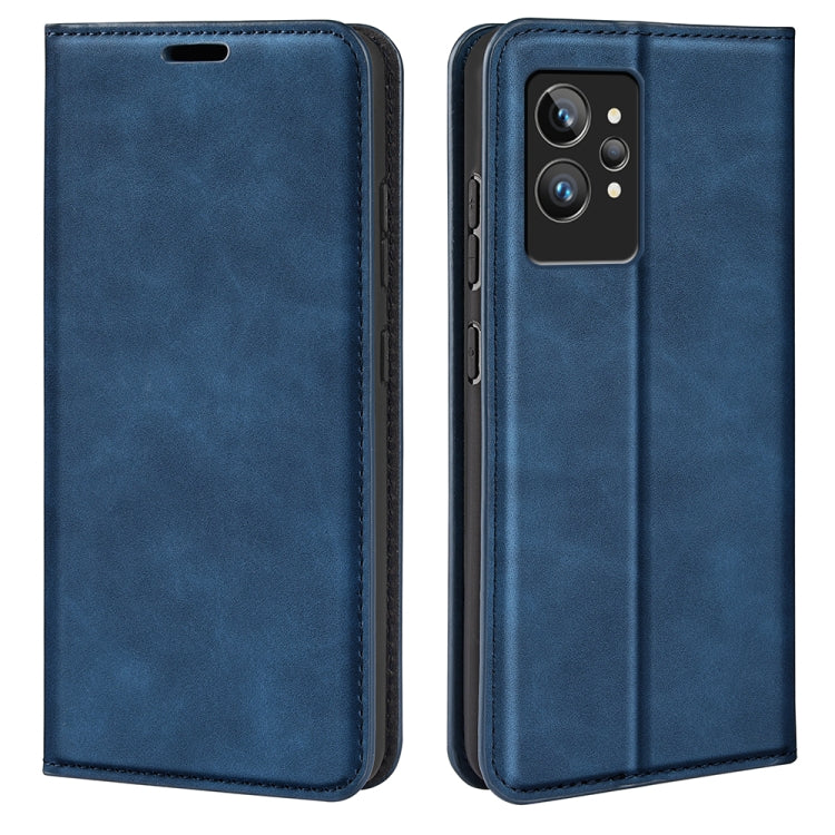 Per OPPO Realme GT2 Pro 5G Custodia per telefono in pelle con aspirazione magnetica retro-pelle, For OPPO Realme GT2 Pro 5G