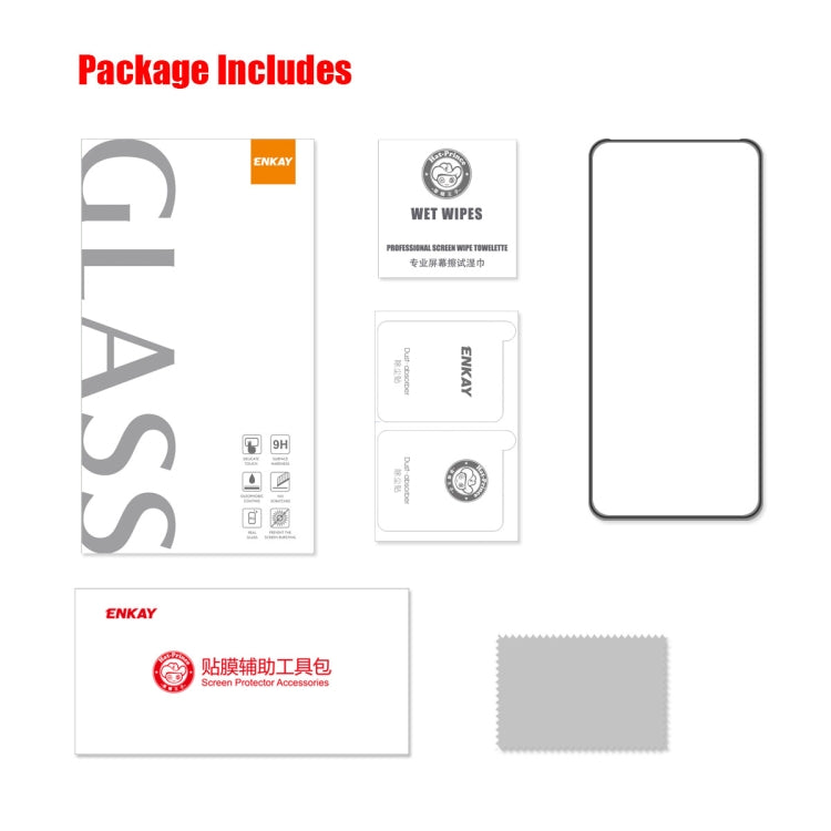Per Samsung Galaxy A52s 5G ENKAY Pellicola completa in vetro temperato antigoccia, For Samsung Galaxy A52s 5G(1 PC), For Samsung Galaxy A52s 5G(2 PCS), For Samsung Galaxy A52s 5G(5 PCS)
