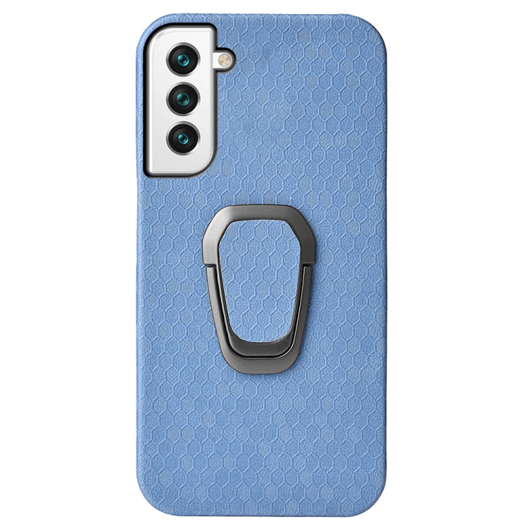 Custodia per cellulare in PU a nido d'ape con supporto ad anello per Samsung Galaxy S22 5G, For Samsung Galaxy S22 5G
