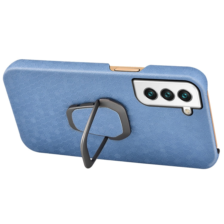 Custodia per cellulare in PU a nido d'ape con supporto ad anello per Samsung Galaxy S22 5G, For Samsung Galaxy S22 5G