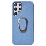 Custodia per telefono in PU a nido d'ape con supporto ad anello per Samsung Galaxy S22 Ultra 5G, For Samsung Galaxy S22 Ultra 5G