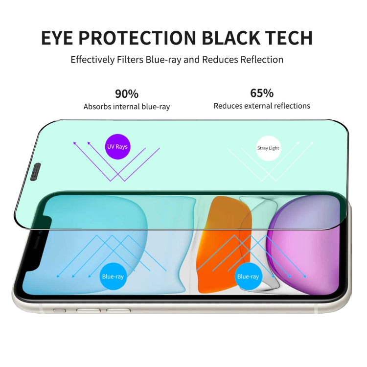 ENKAY Quick Stick Pellicola in vetro temperato per la protezione degli occhi, For iPhone 11 Pro / XS / X, For iPhone 11 / XR, For iPhone 11 Pro Max / XS Max