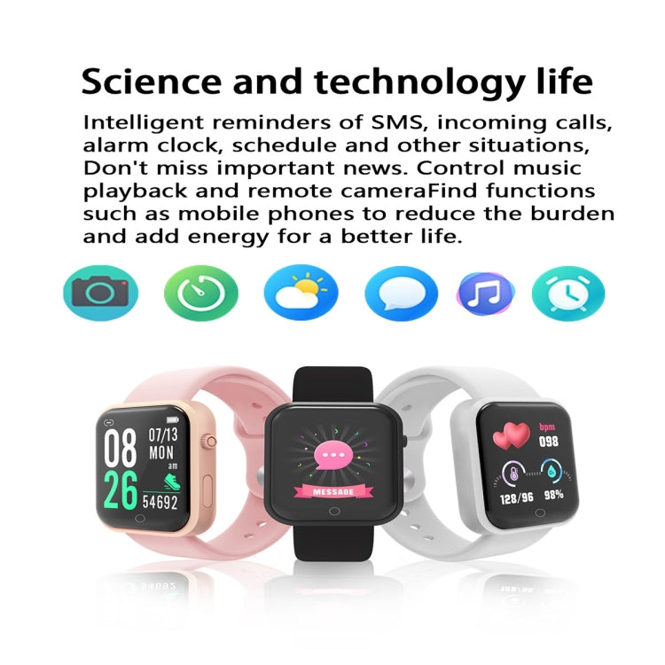 Smart Watch con schermo a colori impermeabile IP67 da 1,3 pollici D20L