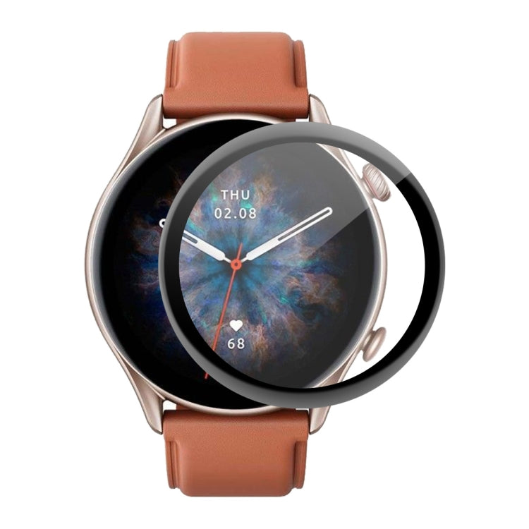 ENKAY 3D Full Coverage Soft PC Edge + PMMA HD Pellicola proteggi schermo per Amazfit GTR 3 Pro, 1 PC, 2 PCS