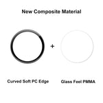 ENKAY 3D Full Coverage Soft PC Edge + PMMA HD Pellicola proteggi schermo per Amazfit GTR 3 Pro, 1 PC, 2 PCS
