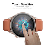 ENKAY 3D Full Coverage Soft PC Edge + PMMA HD Pellicola proteggi schermo per Amazfit GTR 3 Pro, 1 PC, 2 PCS