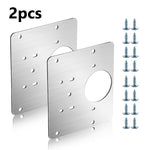 Piastra di riparazione cerniera Piastra di riparazione cerniera in acciaio inossidabile per armadio, Hinge Repair