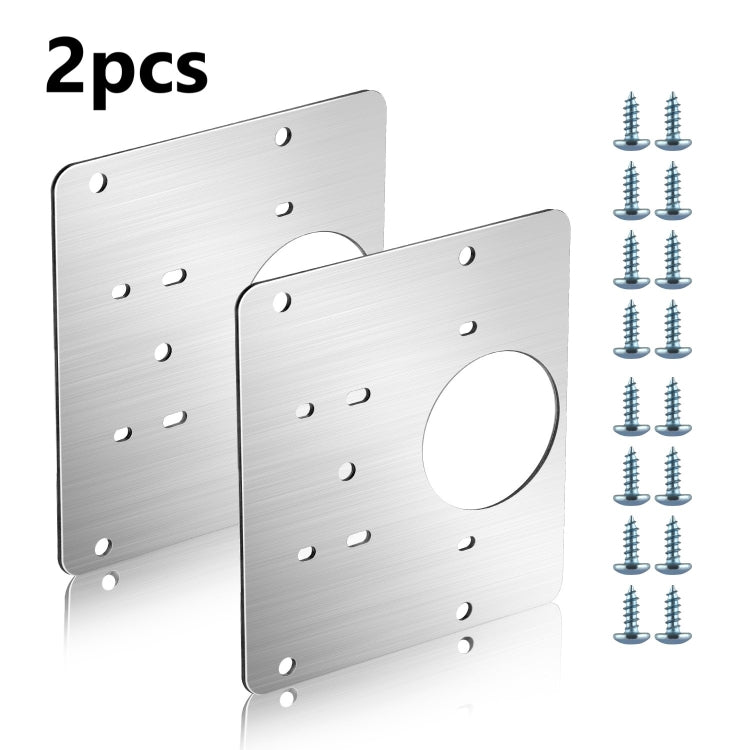 Piastra di riparazione cerniera Piastra di riparazione cerniera in acciaio inossidabile per armadio, Hinge Repair
