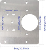 Piastra di riparazione cerniera Piastra di riparazione cerniera in acciaio inossidabile per armadio, Hinge Repair
