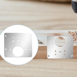 Piastra di riparazione cerniera Piastra di riparazione cerniera in acciaio inossidabile per armadio, Hinge Repair