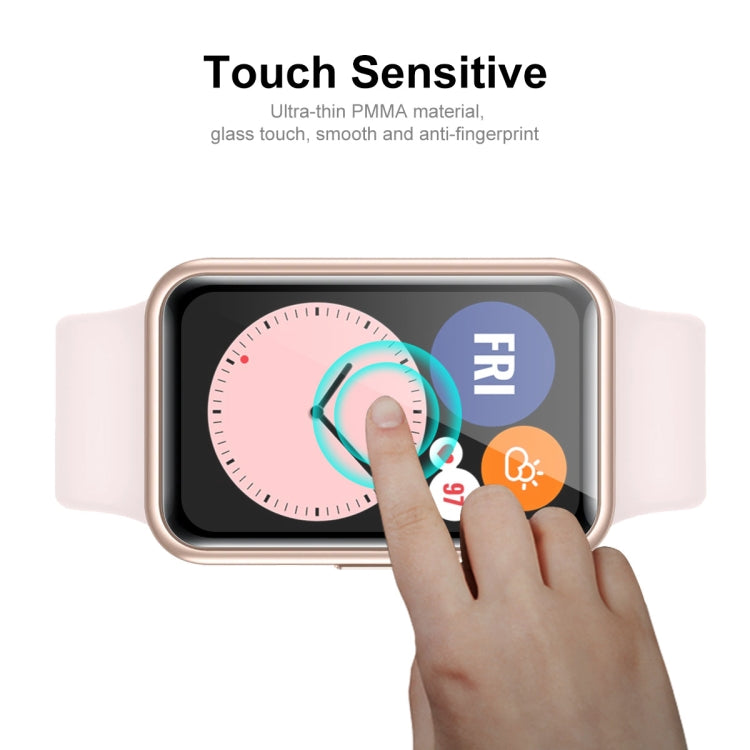 ENKAY 3D Full Coverage Soft PC Edge + PMMA HD Pellicola proteggi schermo per Huawei Watch Fit, 1 PC, 2 PCS