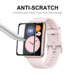 ENKAY 3D Full Coverage Soft PC Edge + PMMA HD Pellicola proteggi schermo per Huawei Watch Fit, 1 PC, 2 PCS