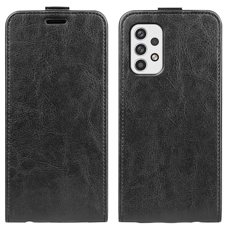 Per Samsung Galaxy A23 5G R64 Custodia per cellulare in pelle con vibrazione verticale, For Samsung Galaxy A23 5G