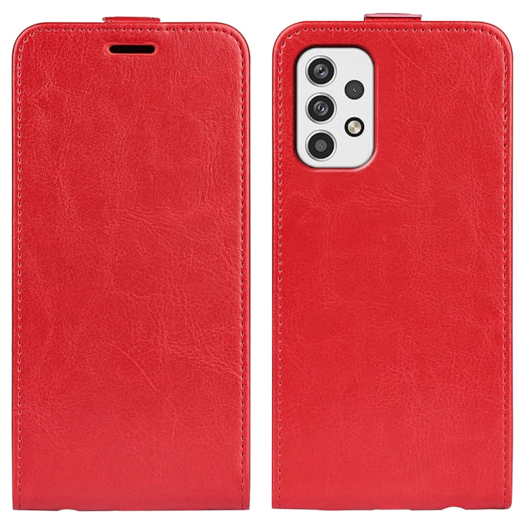 Per Samsung Galaxy A23 5G R64 Custodia per cellulare in pelle con vibrazione verticale, For Samsung Galaxy A23 5G