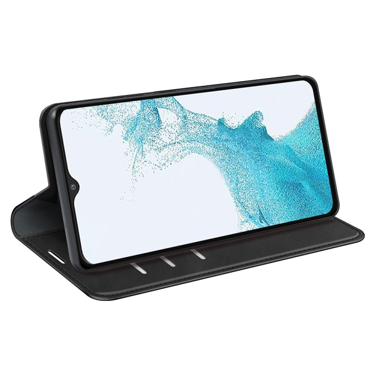 Per Samsung Galaxy A23 5G Custodia per telefono in pelle con aspirazione magnetica retro-pelle, For Samsung Galaxy A23 5G