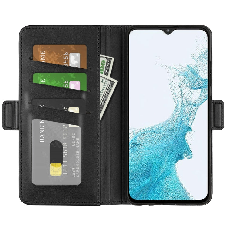 Per Samsung Galaxy A23 5G Custodia in pelle con fibbia magnetica a doppio lato, For Samsung Galaxy A23 5G