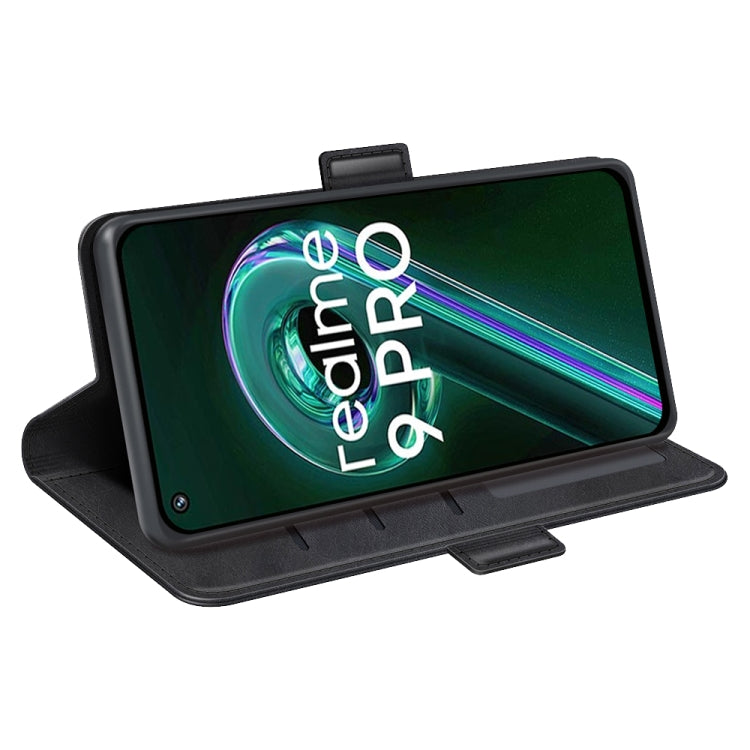 Per OPPO Realme 9 Pro Custodia in pelle con fibbia magnetica a doppio lato, For OPPO Realme 9 Pro