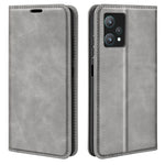 Per OPPO Realme 9 Pro Custodia per telefono in pelle con aspirazione magnetica retro-pelle, For OPPO Realme 9 Pro