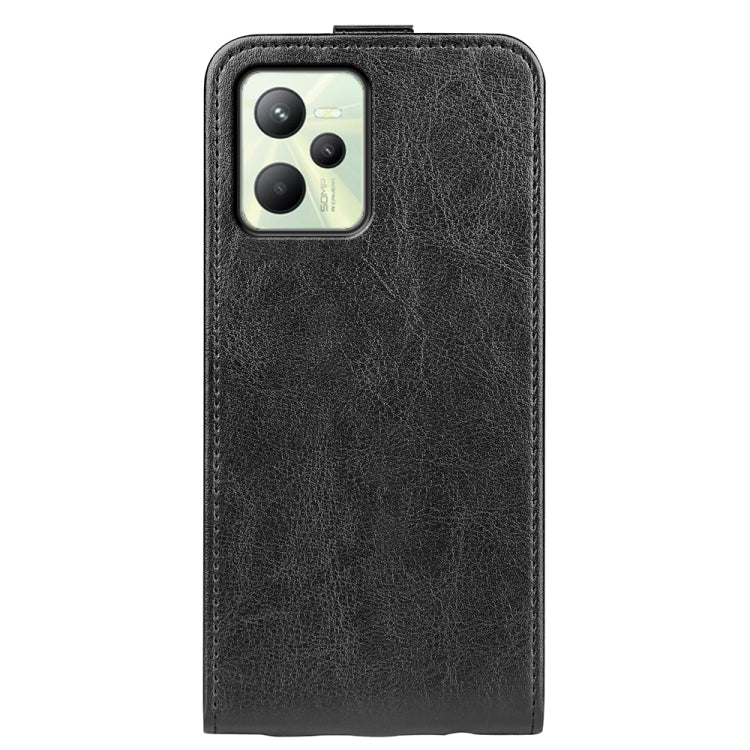 Per OPPO Realme C35 R64 Custodia per telefono in pelle con vibrazione verticale Texture, For OPPO Realme C35