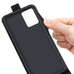 Per OPPO Realme C35 R64 Custodia per telefono in pelle con vibrazione verticale Texture, For OPPO Realme C35