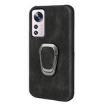 Custodia per telefono in PU con supporto ad anello per Xiaomi 12 pro, For Xiaomi 12 Pro