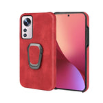 Custodia per telefono in PU con supporto ad anello per Xiaomi 12 pro, For Xiaomi 12 Pro