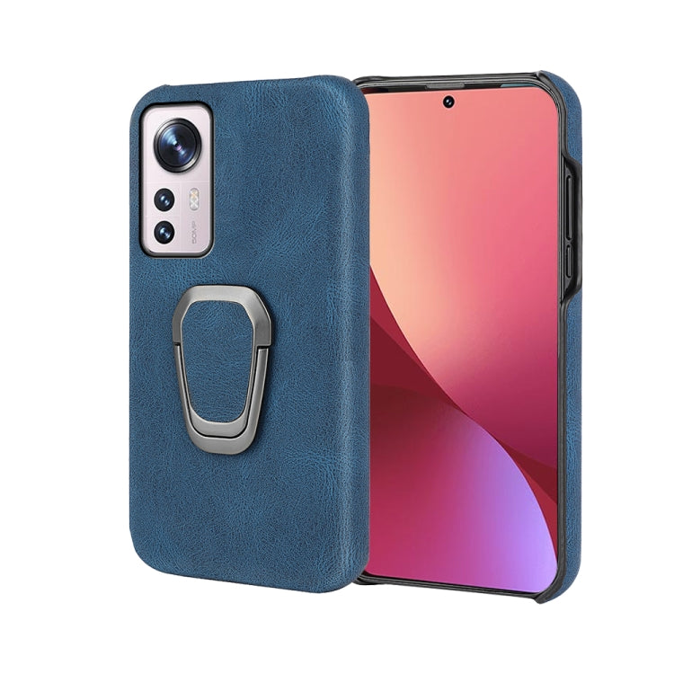 Custodia per telefono in PU con supporto ad anello per Xiaomi 12 pro, For Xiaomi 12 Pro