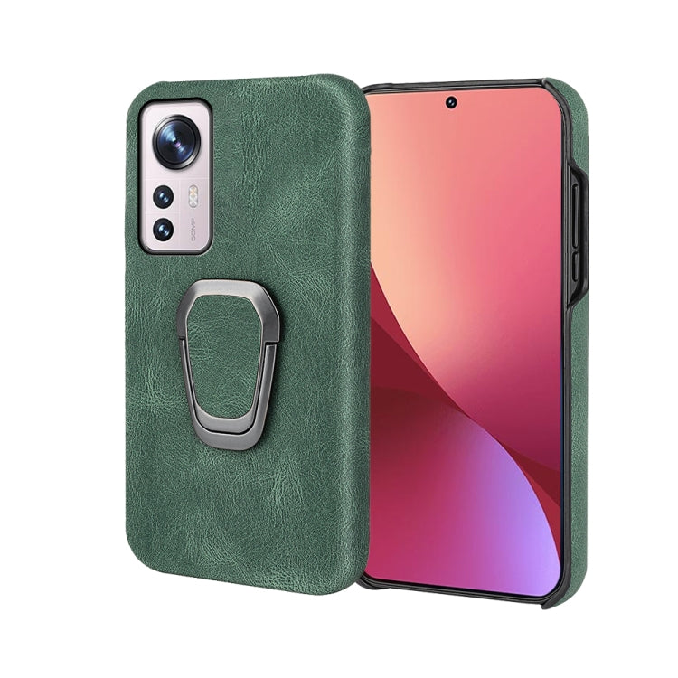 Custodia per telefono in PU con supporto ad anello per Xiaomi 12 pro, For Xiaomi 12 Pro
