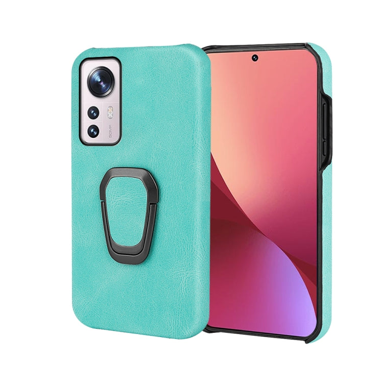 Custodia per telefono in PU con supporto ad anello per Xiaomi 12 pro, For Xiaomi 12 Pro
