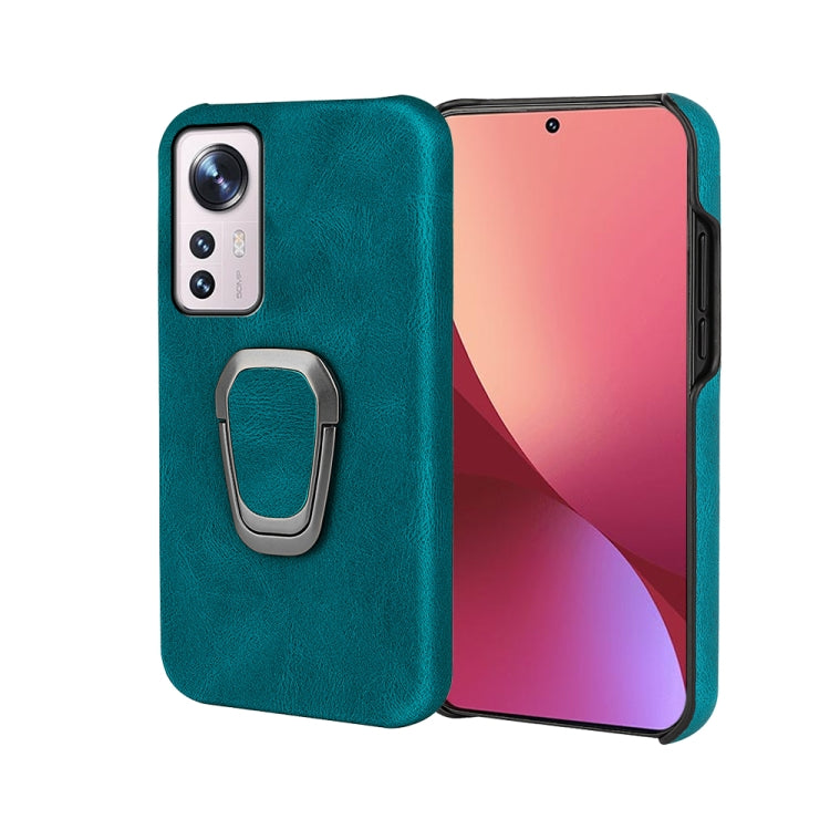 Custodia per telefono in PU con supporto ad anello per Xiaomi 12 pro, For Xiaomi 12 Pro