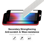 ENKAY Full Glue 0.26mm 9H 2.5D Pellicola completa in vetro temperato per iPhone SE 2022 / SE 2020/8/7, 1 PC, 2pcs, 5pcs, 10pcs