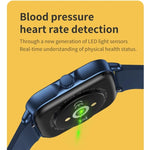 AW18 Smart Watch con schermo a colori da 1,69 pollici, supporto per chiamate Bluetooth / monitoraggio della frequenza cardiaca