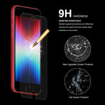 Pellicola in vetro temperato ENKAY 0,26 mm 9H per iPhone SE 2022 / SE 2020/8/7, 1 PC, 2pcs, 5pcs, 10pcs