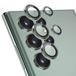 Per Samsung Galaxy S22 Ultra 5G ENKAY Copriobiettivo in lega di alluminio + vetro temperato