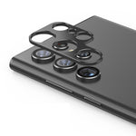 Per Samsung Galaxy S22 Ultra 5G ENKAY Protezione per obiettivo della fotocamera in lega di alluminio Copertura completa