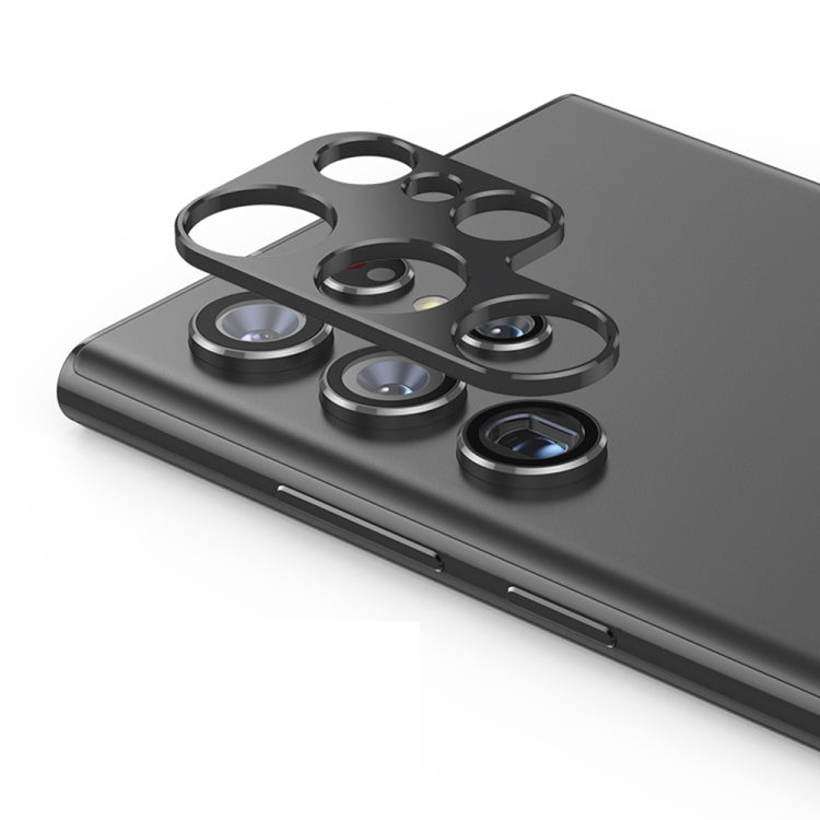 Per Samsung Galaxy S22 Ultra 5G ENKAY Protezione per obiettivo della fotocamera in lega di alluminio Copertura completa