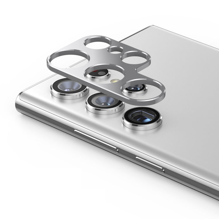 Per Samsung Galaxy S22 Ultra 5G ENKAY Protezione per obiettivo della fotocamera in lega di alluminio Copertura completa