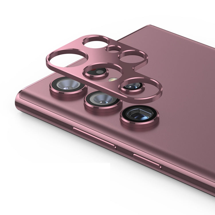 Per Samsung Galaxy S22 Ultra 5G ENKAY Protezione per obiettivo della fotocamera in lega di alluminio Copertura completa