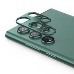 Per Samsung Galaxy S22 Ultra 5G ENKAY Protezione per obiettivo della fotocamera in lega di alluminio Copertura completa