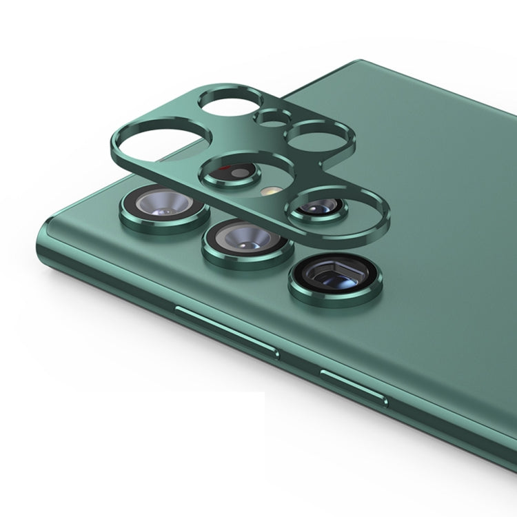 Per Samsung Galaxy S22 Ultra 5G ENKAY Protezione per obiettivo della fotocamera in lega di alluminio Copertura completa