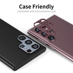 Per Samsung Galaxy S22 Ultra 5G ENKAY Protezione per obiettivo della fotocamera in lega di alluminio Copertura completa
