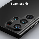 Per Samsung Galaxy S22 Ultra 5G ENKAY Protezione per obiettivo della fotocamera in lega di alluminio Copertura completa