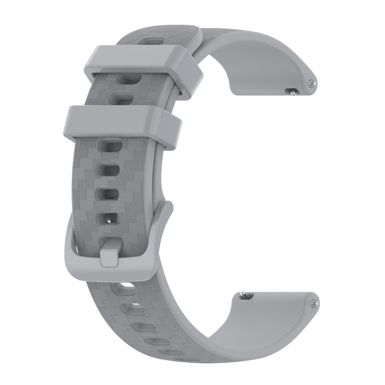 Cinturino in silicone a strisce in fibra di carbonio da 20 mm, For Huawei Watch 2, For Honor Watch ES